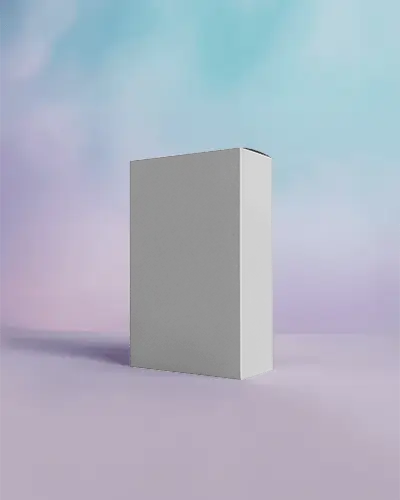 Black Plain Vertical Box Mockup For Product Packaging And Branding Presentations