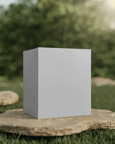 Premium Quality Minimalist Cube Box Packaging For Elegant Retail Product Presentation