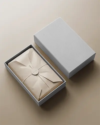 Premium Quality Product Packaging Box Mockup For Elegant Retail Presentation And Gift Giving Options