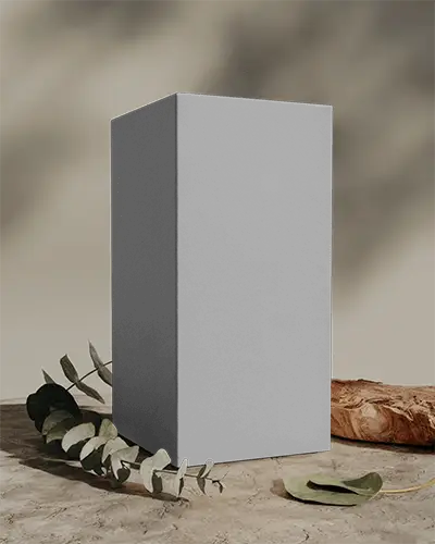 Minimalistic Rectangular Box Packaging Mockup For Branding And Product Display Presentation