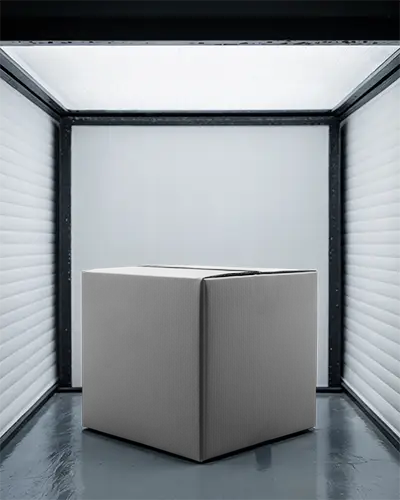 Premium Corrugated Box Mockup Used For Product Shipping And Storage Purposes