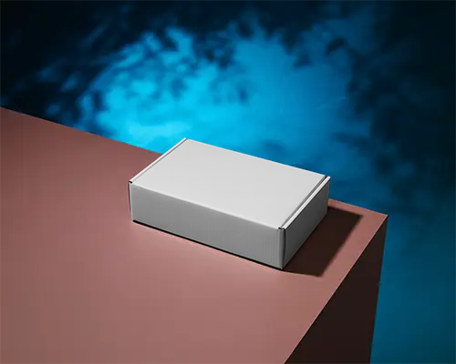 Minimalist Parcel Box Mockup For Delivery Services And Retail Pack Designs Showcase