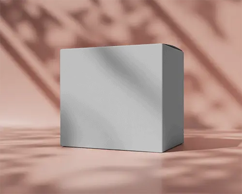 Minimalist Product Packaging Box Mockup For Branding And Marketing Presentations