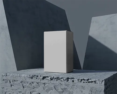 Sleek Modern Product Box Mockup For Brand Packaging Display And Creative Presentation