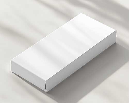 Sunlit Long Rectangle Box Mockup Soft Shadows On Neutral Background Minimal And Elegant Packaging 096