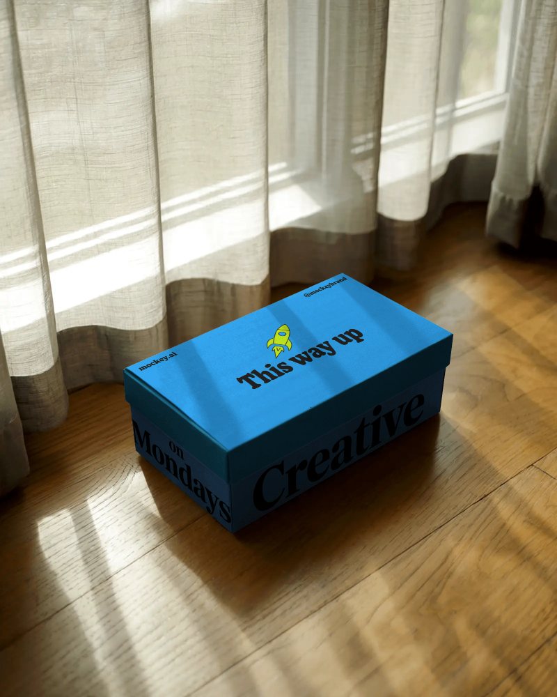 minimalistic-rectangular-shoe-box-mockup-on-wooden-floor-with-natural-light-and-sheer-curtains