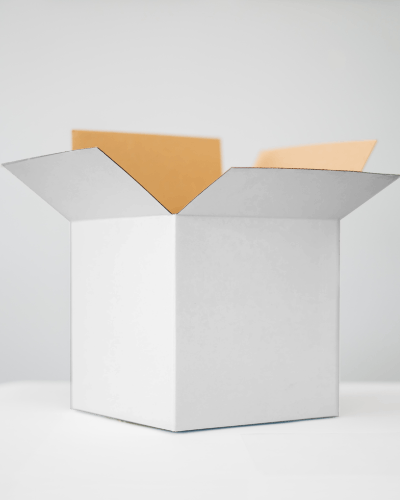 Large Cardboard Box Mockup For Packaging Design