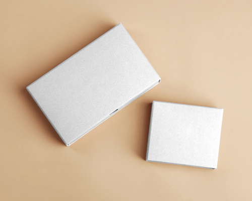 Two Flatlay High Quality Box Mockups