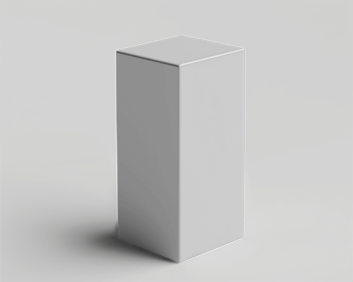 Long Cardboard Box Mockup For Packaging Design