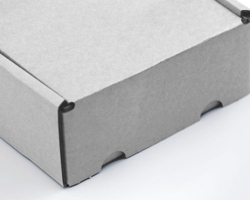 Close Up Of Small Box Mockup Front View