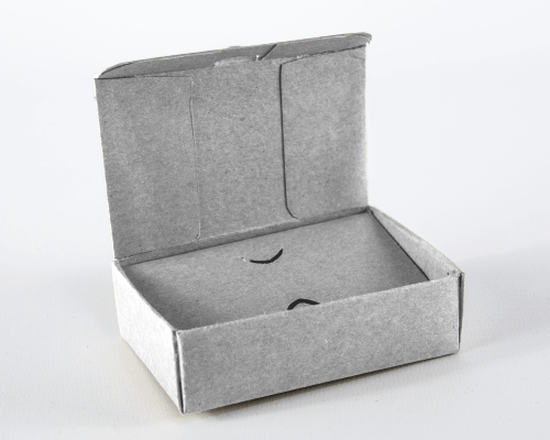 Open Lid Small Box Mockup