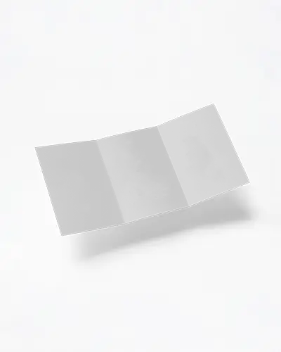 Photorealistic Trifold Brochure Mockup For Brand Presentation Display