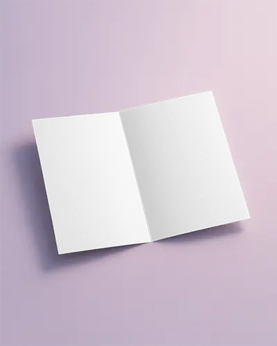 Unfolded Brochure Mockup Laid Open In Aesthetic Minimal Setting