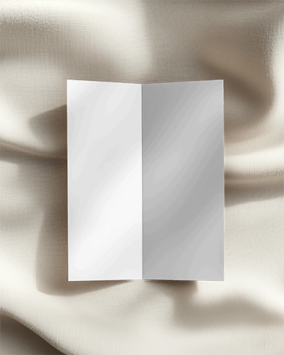 Soft Drape Brochure Mockup On Beige Fabric With Elegant Lighting And Subtle Shadows 026