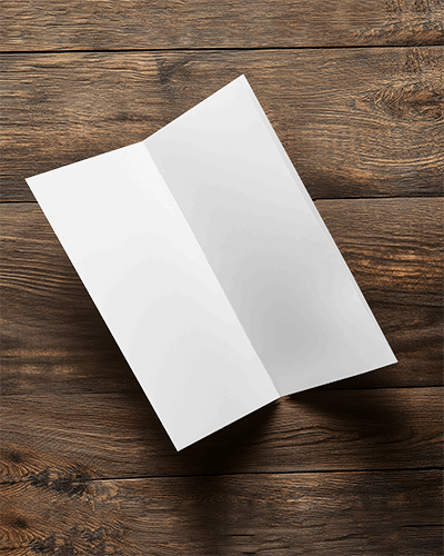 Rustic Wooden Background Brochure Mockup With Soft Natural Light And Textured Surface 029