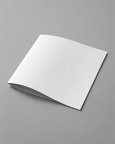  Brochure Mockup On Monotone Grey Surface Soft Shadow Minimal Visual Presentation With Elevated Front Cover