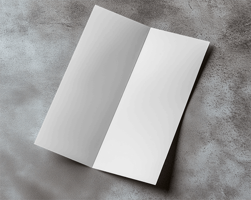 Open Brochure Mockup On Textured Grey Surface With Soft Lighting And Clean Minimalistic Design 034