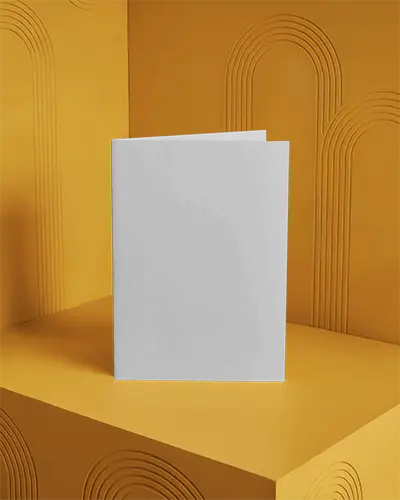 Minimalist Folded Brochure Mockup For Professional Business Presentations And Marketing Materials