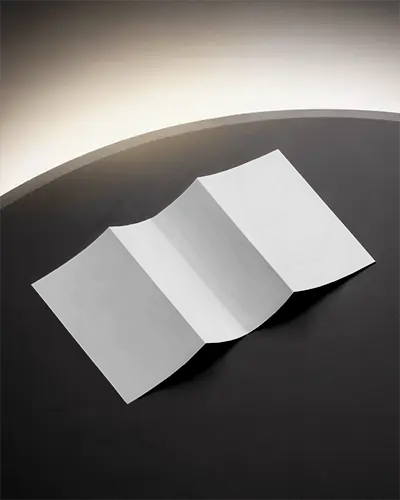 Realistic Trifold Brochure Mockup On Minimalist Background For Branding And Advertising 0375