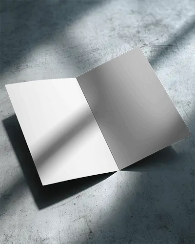 Realistic Paper Brochure Layout Mockup For Print And Marketing Materials