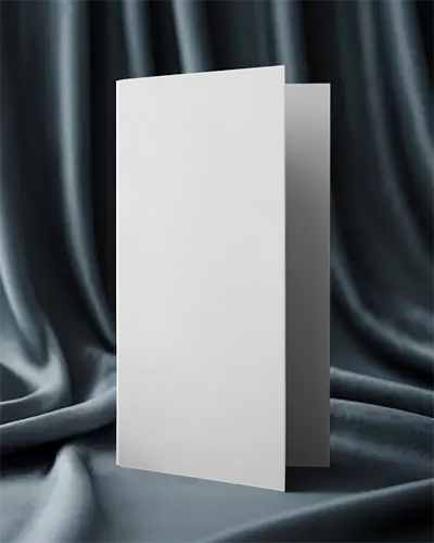 High Quality Print Ready Folded Brochure Mockup With Clean Surface For Brand Marketing 0432