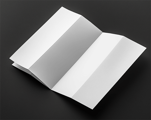 Modern Tri Fold Brochure Mockup With Sleek Paper Texture And Subtle Shadow Depth 049