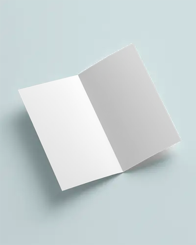 Clean Minimalist Brochure Mockup With Open Layout For Marketing Showcase