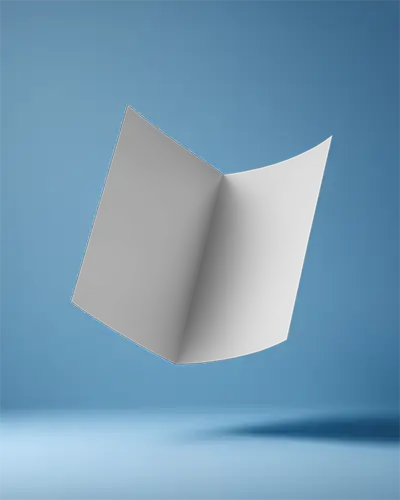 Clean Minimalist Floating Brochure Mockup For Modern Print Design Presentations