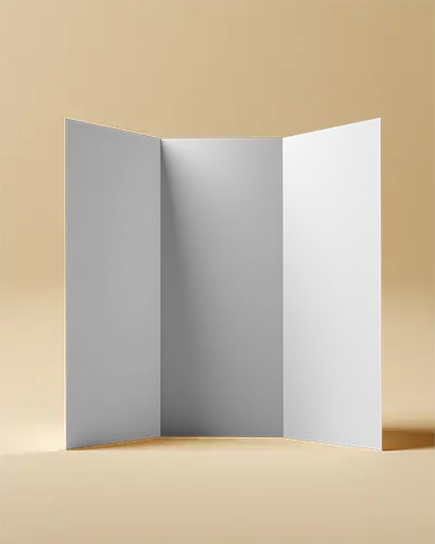 Premium Trifold Brochure Mockup For Corporate Business Branding And Marketing Materials Upload