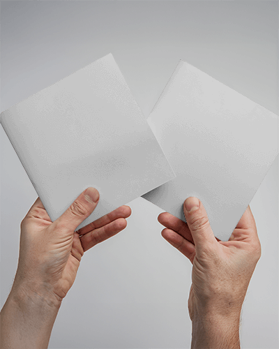 Dual Hand Held Brochure Mockup Showcase