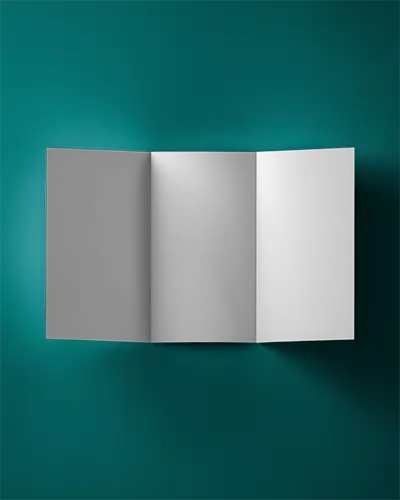 Professional Trifold Brochure Mockup Display Premium Print Design Showcase Template