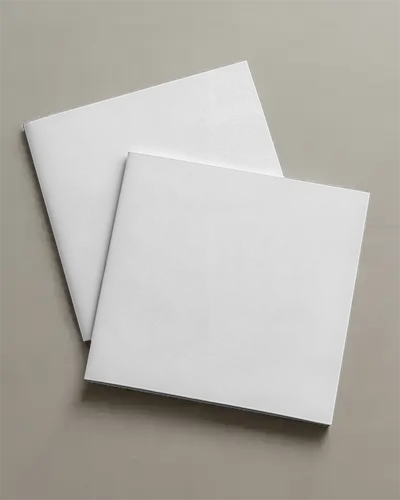 Square Brochure Mockup Showcasing Clean Minimal Design For Professional Presentation