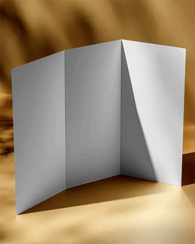 Premium Trifold Brochure Mockup For Creatives And Professional Print Presentation Use