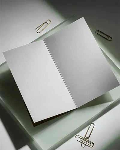 Minimalistic Open Brochure Mockup For Modern Business Presentation And Branding Ideas