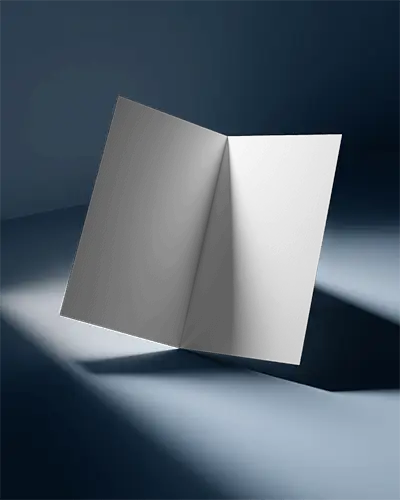 Premium Texture Brochure Mockup Floating In Studio Lighting Ideal For Branding Projects