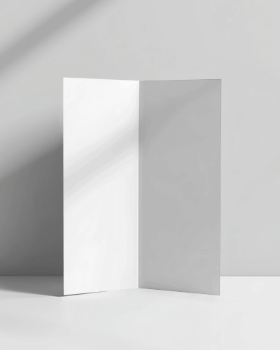 Brochure On Stand Mockup Optimize Your Advertising On A Professionally Styled Brochure