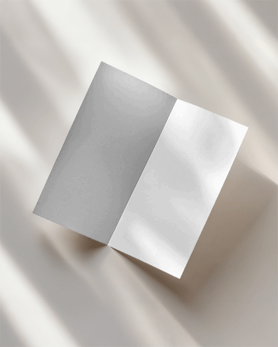 Brochure On Textured Surface Mockup Your Message Here On A Gentle Angled Brochure