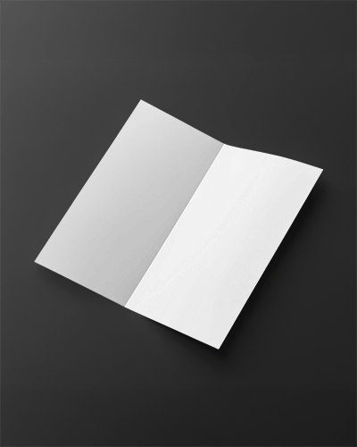 Brochure On Dark Surface Mockup Your Message Here On A Modern And Elegant Template