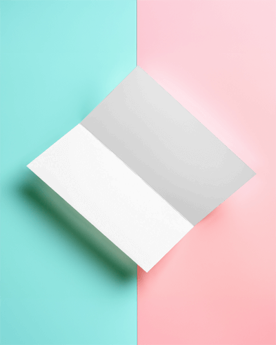 Vibrant Brochure Mockup Your Creative Space On A Lively And Engaging Template