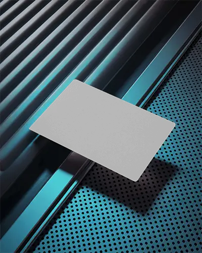 sleek-floating-business-card-mockup-on-modern-metal-and-perforated-surface-background