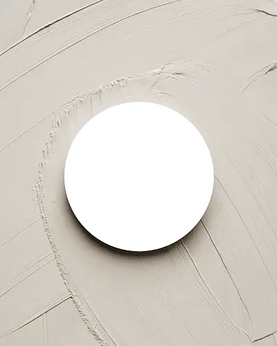 Textured Paint Surface Round Business Card Mockup Minimal Abstract Artistic Background