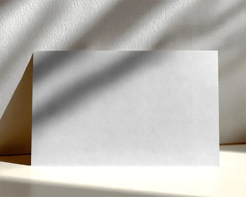 Professional Business Card Mockup Template With Realistic Light Play And Simple Layout