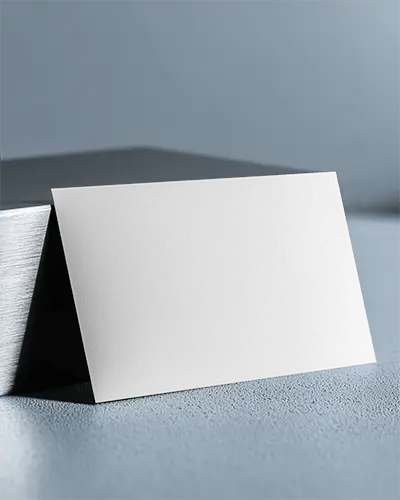 Realistic Close Up Business Card Styled For Clean Brand Presentation And Professional Showcase
