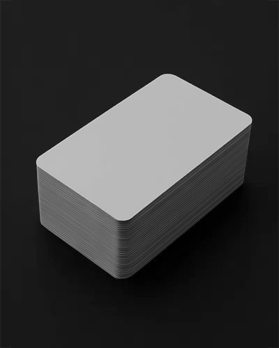 Stacked Business Card Mockup On Dark Surface With Elegant Modern Minimal Style