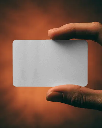 Sleek Minimalist Business Card Mockup For Professional Branding And Networking Presentation