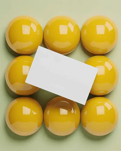 minimalistic-business-card-mockup-centered-on-shiny-round-elements-for-creative-showcase