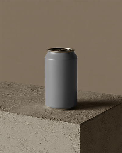 Minimalistic Beverage Can Mockup For Product Presentation And Branding Designs 0156