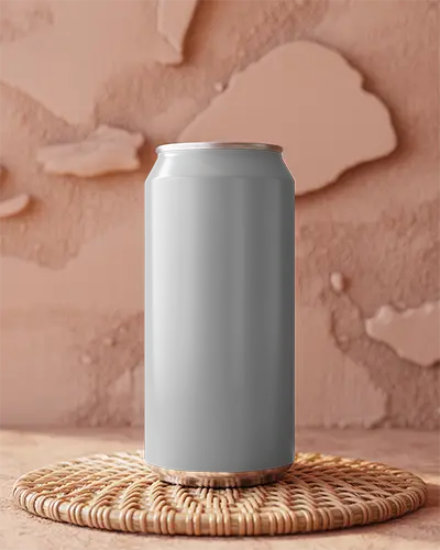 Sleek Minimalist Blank Can Mockup For Custom Beverage Design Presentation 0159