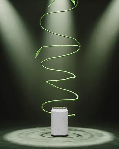 modern-beverage-can-mockup-highlighted-by-spiraling-greenery-accents