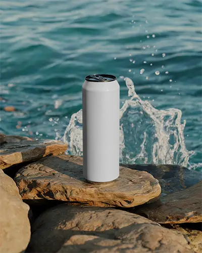 premium-beverage-can-mockup-placed-on-rough-rocks-with-seaside-water-splash-nature-theme